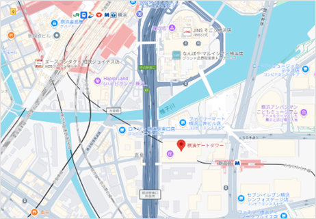 横濱ゲートタワー地図 